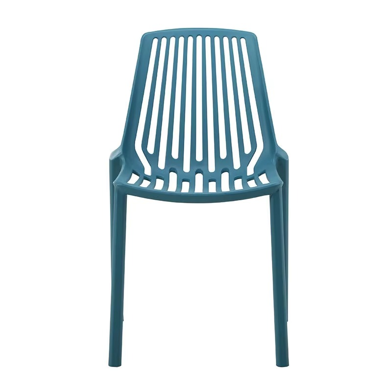 Vertical hollow Nordic creative plastic dining chair, simple modern restaurant chair, dining home leisure chai