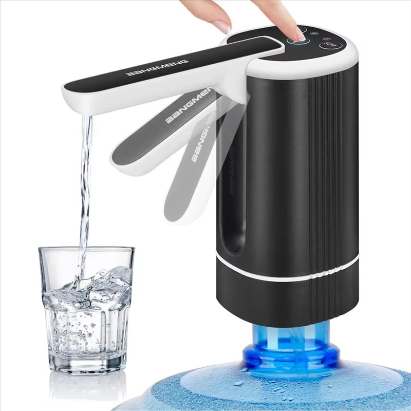 A61I 5 Gallon Water Dispenser Electric Water Jug Dispenser Portable Drinking Water Pump For 2-5 Gal Bottle USB Rechargeable