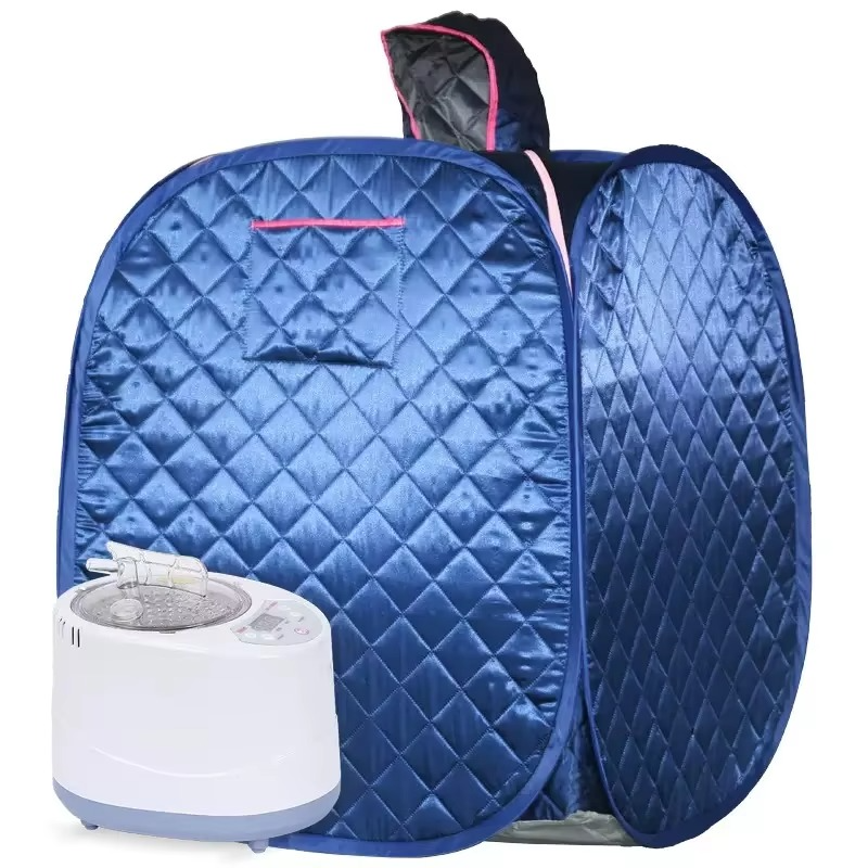 Portable Folding Steam Sauna SPA Room Tent Box with Steamer for One Person Weight Loss Full Body Slimming 70X70X120 Size Box