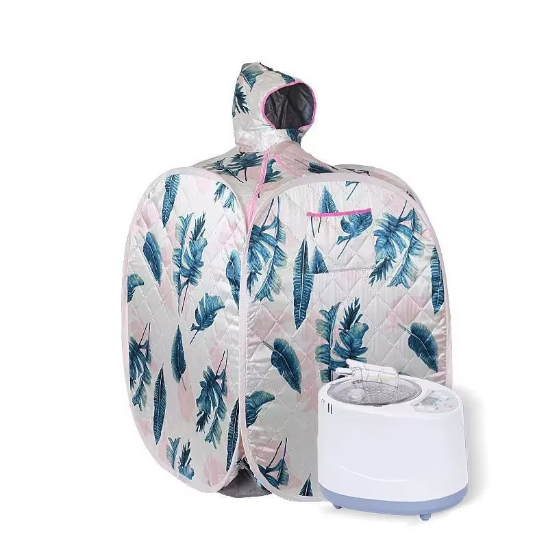 Portable Folding Steam Sauna SPA Room Tent Box with Steamer for One Person Weight Loss Full Body Slimming 70X70X120 Size Box