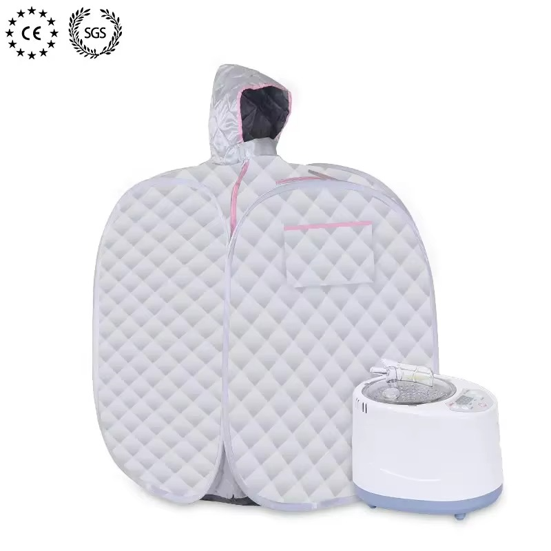 Portable Folding Steam Sauna SPA Room Tent Box with Steamer for One Person Weight Loss Full Body Slimming 70X70X120 Size Box