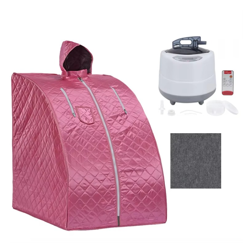 Portable Steam Sauna Beneficial Skin 2.0L Steamer Pot 1000W Slimming Bath SPA Strong Stainless Steel Bracket Sauna Room