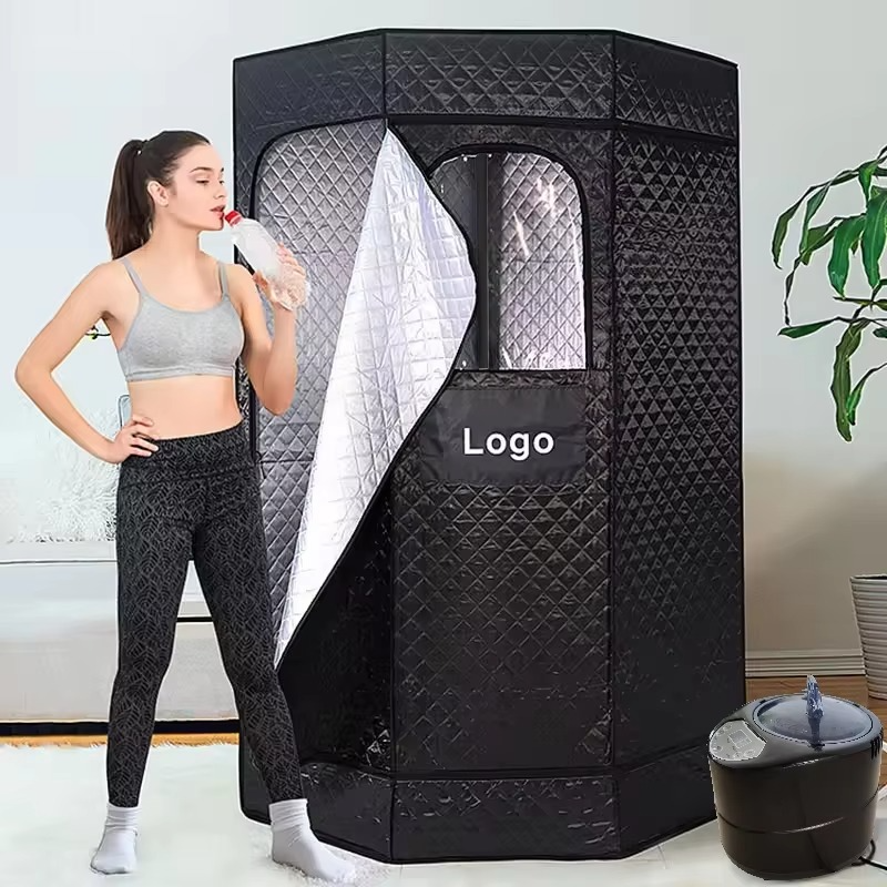 Full Body Home Relaxation Steam Wet Sauna Box 3L Steamer Portable Foldable Far Infrared Sauna Tent Indoor Spa Tubs Sauna Rooms