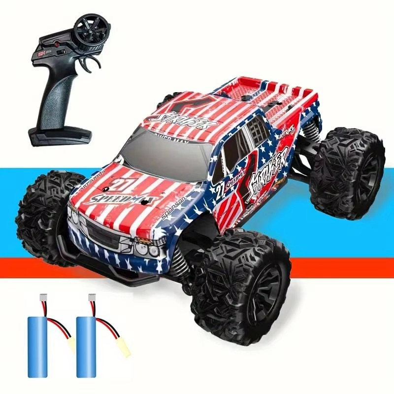 1:20 scale remote control truck, dual battery life, 2.4Ghz high-speed remote control car, four-wheel independent suspension