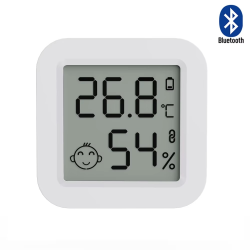 Tuya Smart Home Temperature Humidity Wireless Sensor Mini LCD Diaplay Bluetooth-Compatible APP Remote Control Support Alexa