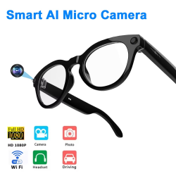 Smart HD Camera Sunglasses with Voice Call & Noise Reduction – 1080p Sports DVR Glasses