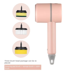 Rechargeable Electric Cleaning Brush Home Electric Rotating Scrubber Wireless Cleaning Tools Home Appliance Cleanliness Gadget