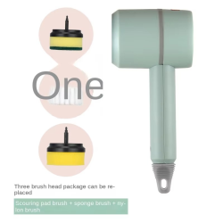 Rechargeable Electric Cleaning Brush Home Electric Rotating Scrubber Wireless Cleaning Tools Home Appliance Cleanliness Gadget