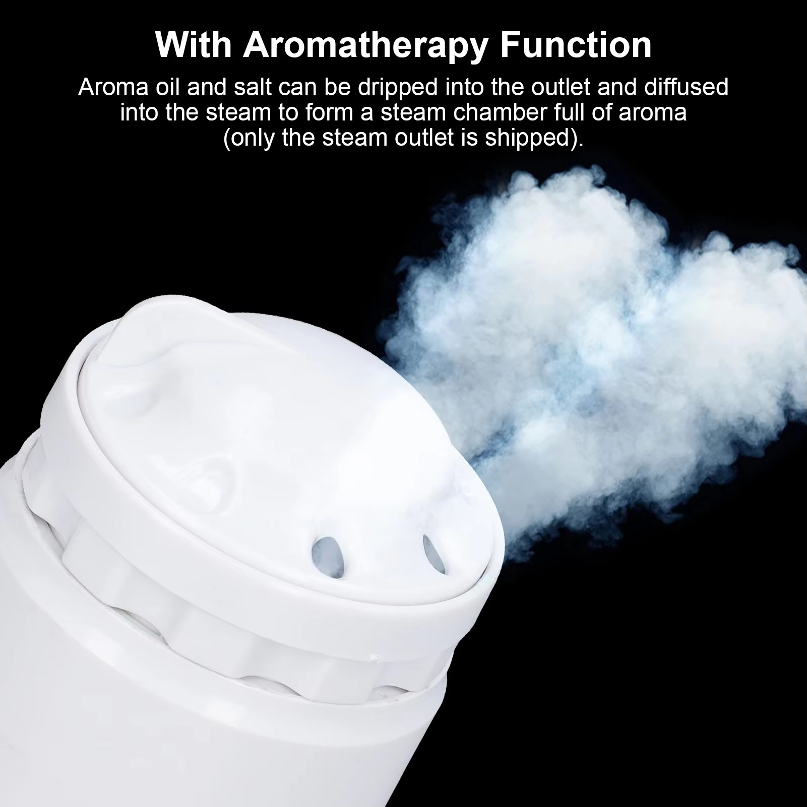 Steam Outlet G1/2 Male Thread Steam Generator Nozzle for Sauna Room SPA Room with Aromatherapy Function Shower Room Steam Outlet