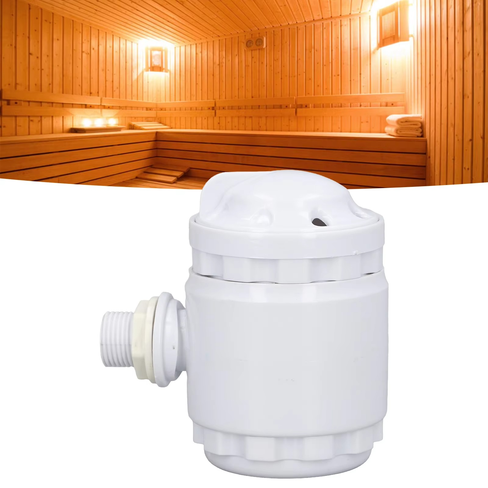 Steam Outlet G1/2 Male Thread Steam Generator Nozzle for Sauna Room SPA Room with Aromatherapy Function Shower Room Steam Outlet