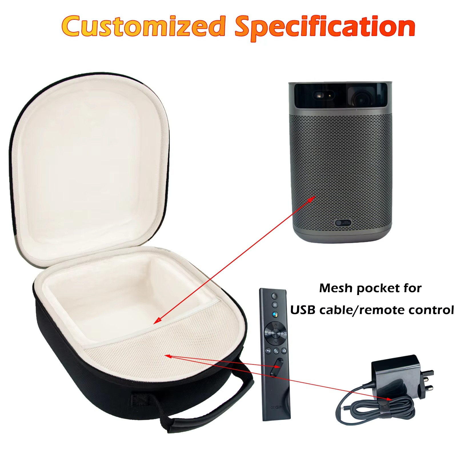Hard Storage Bag for XGIMI MOGO 2 Pro Projector Travel Carrying Case Portable shockproof Box for XGIMI MOGO 2 Pro Accessories