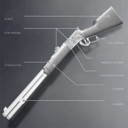 M1894 Shell Throwing Soft Bullet Shotgun Toy Gun Dropshipping Youtube Tiktok Toys Gift