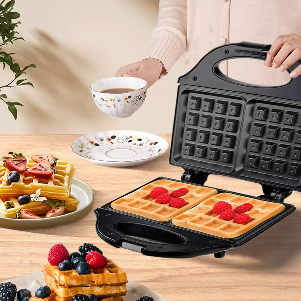Professional Electric Waffle Maker Cooking Kitchen Appliances Multifunction Breakfast Waffles Machine Non-stick Iron Pan