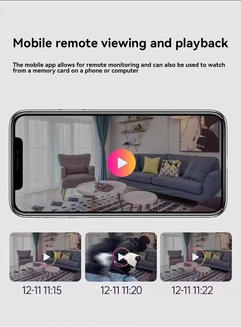 Xiaomi Wireless Smart Home Camera – Remote Mobile Control,