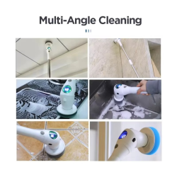 Electric Cleaning Brush 8 in 1 Multifunctional Household Wireless Rotatable Cleaning Brush For Bathroom Kitchen Windows Toilet