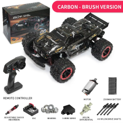 9309E 309E RC Cars 1:18 Remote Control High-Speed Semi-Truck with LED Light Drift 60/40KM/H 4WD Off-Road Car for Kid Gifts