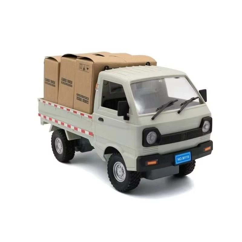 RC Truck 1/16 Simulation Body Drift Remote Control Car with LED Lights Mini Remote Delivery Truck Remote Control Model Toy