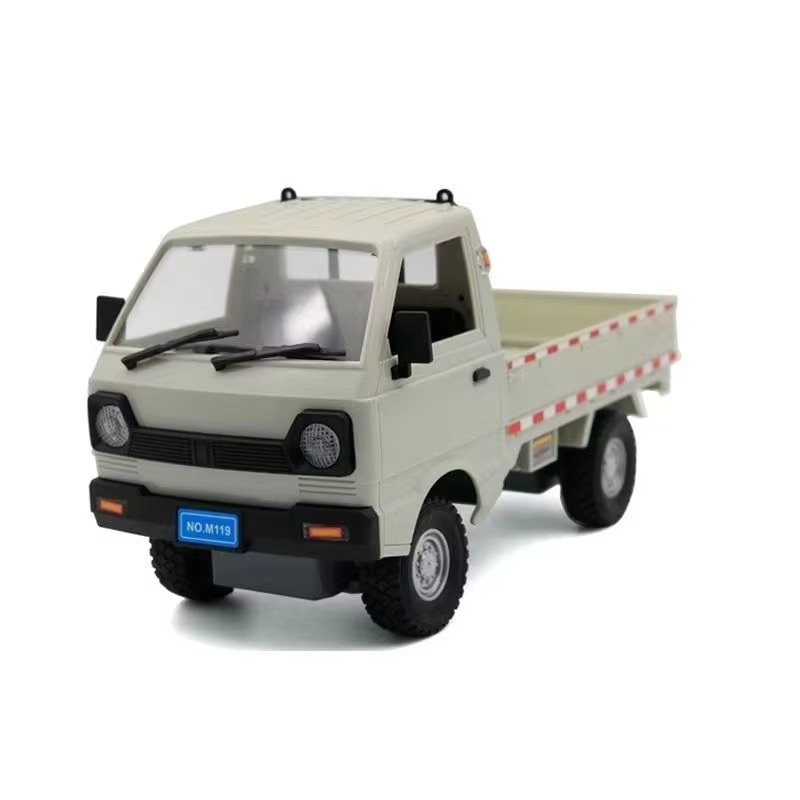 RC Truck 1/16 Simulation Body Drift Remote Control Car with LED Lights Mini Remote Delivery Truck Remote Control Model Toy