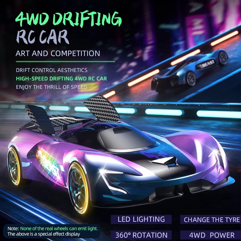 ZLL SG Rc Car 4Ch High-Speed Remote Control Drift Racing Car Electric Sportscar Toy Vehicle Model Toys for Kids Birthday Gift