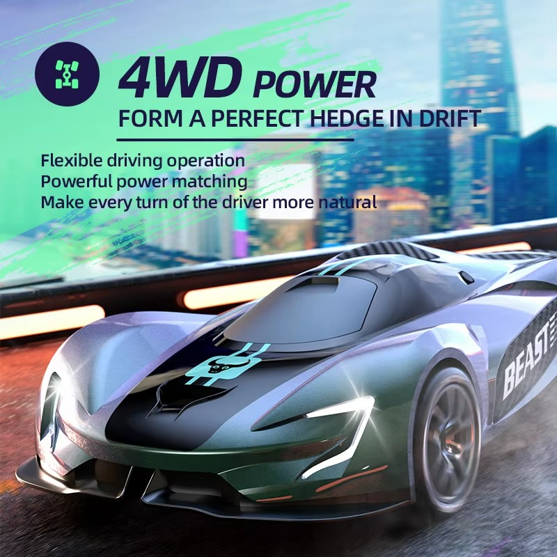 ZLL SG Rc Car 4Ch High-Speed Remote Control Drift Racing Car Electric Sportscar Toy Vehicle Model Toys for Kids Birthday Gift