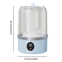 Mini Underwear Washer Rechargeable 1L Electric Socks Washing Machine Household Small Wireless Portable Laundry Underwear Cleaner