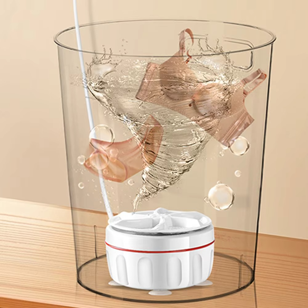 Household Portable Washer Ultra Power Automatic Cycle Clean Design for Infants Babies Clothes Supply
