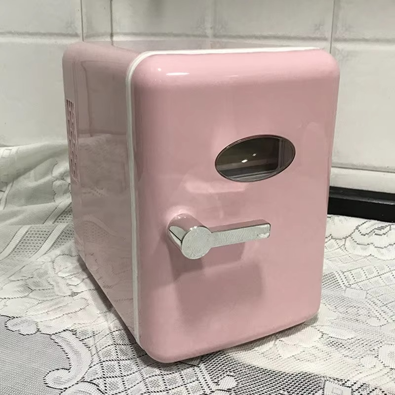 4L Mini Refrigerator,Small Household Fridge,Vehicle Freezer, Dual Use Of Refrigeration And Heating,Beer Cooling Home Appliance