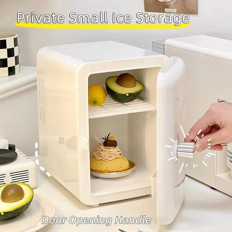4L Mini Refrigerator,Small Household Fridge,Vehicle Freezer, Dual Use Of Refrigeration And Heating,Beer Cooling Home Appliance