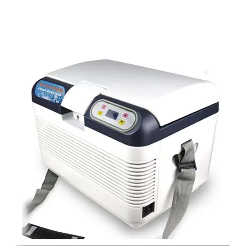 Desktop Electric 12V / 220V Mini Portable Refrigerator, Car Refrigerator, 2 Charging Methods And Portable Strap, Refrigerator