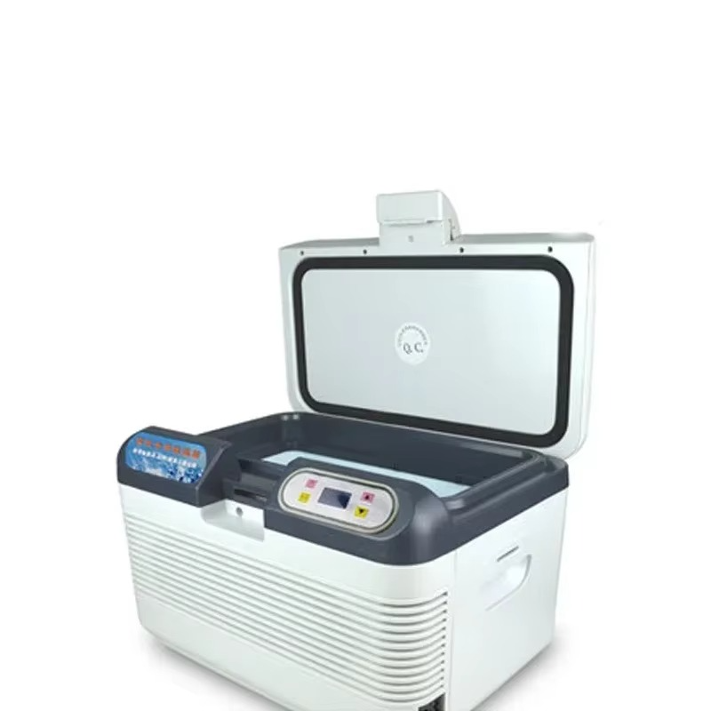 Desktop Electric 12V / 220V Mini Portable Refrigerator, Car Refrigerator, 2 Charging Methods And Portable Strap, Refrigerator