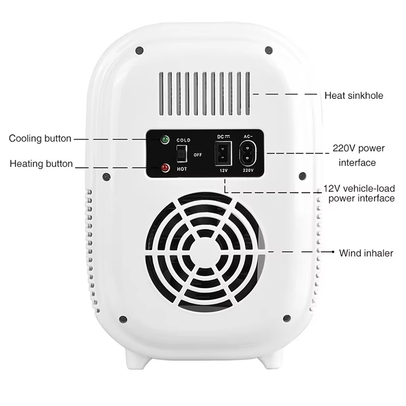 12v 220v Dual Ways Portable Fridge Makeup Cosmetics Insulin Medicine Freezer Home Car Use Mini Refrigerator In Summer
