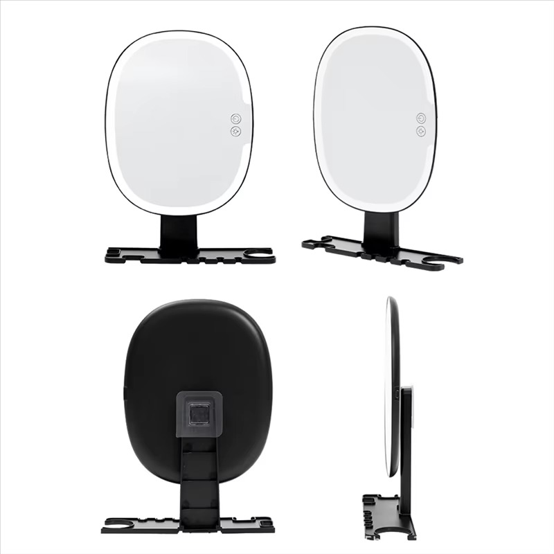 RMWIN-Shower Mirror Forshaving Shower Shaving Mirror Wall Mounted Bathroom Mirror Withlights