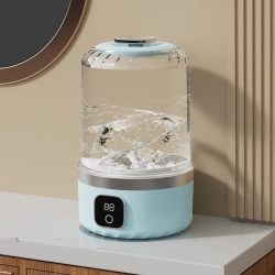 1L cordless electric washing machine USB charging 2-speed adjustment for travel socks underwear small portable washing machine