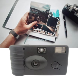 Y88B Disposable Camera with 17 Sheets Film Flash Power Single Use Once Take Picture