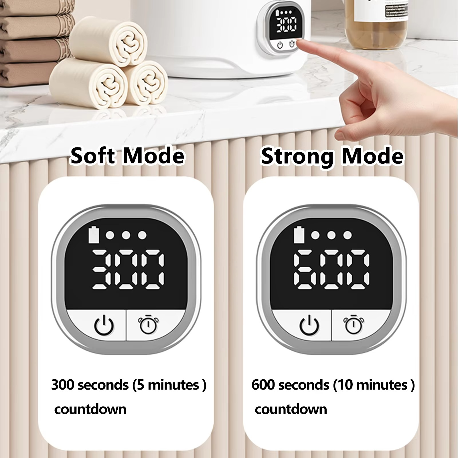 ONEKA 4000mAh Portable Automatic mini Washing Machine For Business Travel Home Outdoor Camping Laundry of Underwear Socks