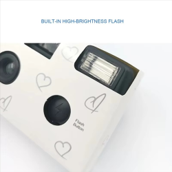 【Necessity】Manual Foil Optical Camera 1CS Retro 27 Photos 35Mm Disposable Film Children's Childrenands Gift Single Use Camera Fi