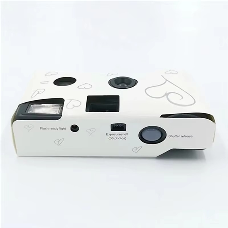 【Necessity】Manual Foil Optical Camera 1CS Retro 27 Photos 35Mm Disposable Film Children's Childrenands Gift Single Use Camera Fi