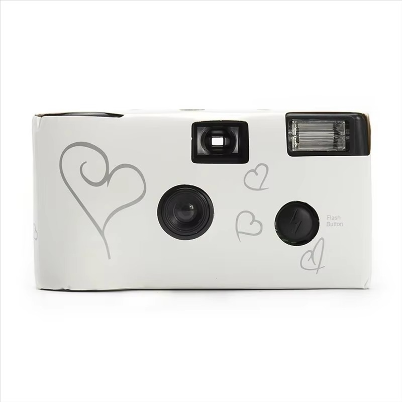 【Necessity】Manual Foil Optical Camera 1CS Retro 27 Photos 35Mm Disposable Film Children's Childrenands Gift Single Use Camera Fi