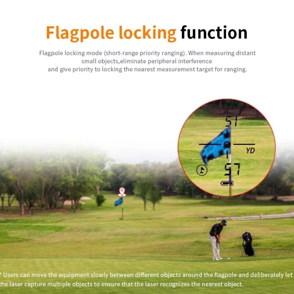 New ARTBULL Golf Laser Rangefinder 1000M Telescope with Flag-Lock Slope Pin Distance Meter for Hunting Monocular