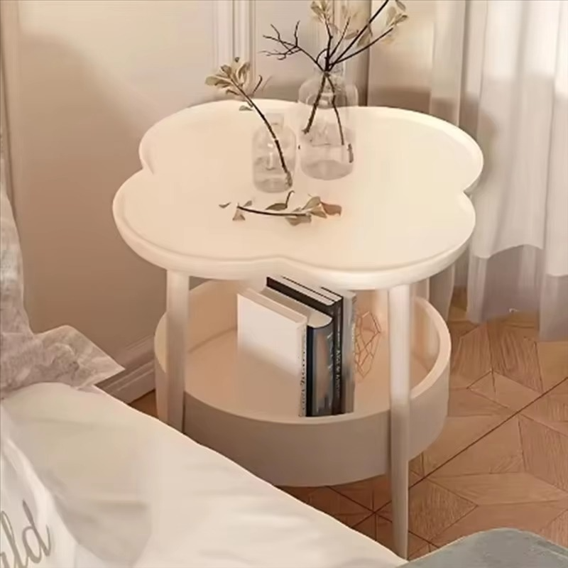 A27F-Sofa Side Several Bedroom Small Table Room Storage Table Balcony Double Layer Coffee Table