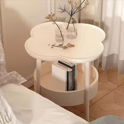 A27F-Sofa Side Several Bedroom Small Table Room Storage Table Balcony Double Layer Coffee Table