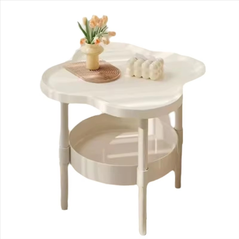 A27F-Sofa Side Several Bedroom Small Table Room Storage Table Balcony Double Layer Coffee Table
