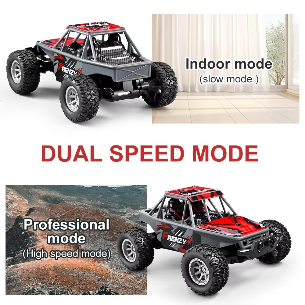 Mini high-speed remote control car, dual-speed transmission, anti-drop and anti-collision, long battery life and precise control