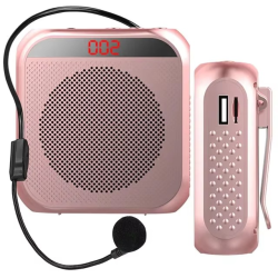 Megaphone Voice Amplifier Portable Personal Voice Speaker s With Microphone Display Loudspeaker For Teachers Speech Tour Guide