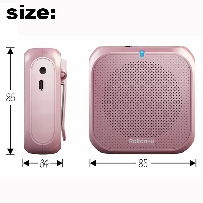 Voice Sound Audio Amplifier Bullhorn Megaphone Shop Loudspeaker For Portable Loud Speaker With Wired Microphone Megafon Teacher