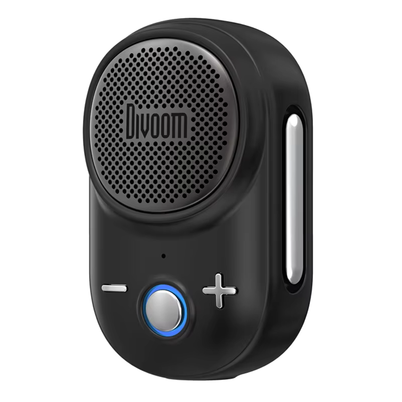 Divoom Itour-S Portable Bluetooth Speaker Wearable IP67 Waterproof Camp Small Speaker Built-in Strap Clip-on Design 10H Playtime