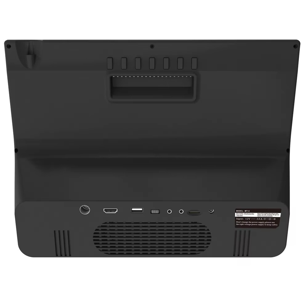 D14 Rechargeable 8800mAh LEADSTAR 14 inch Portable Mini TV Built in DVB-T2 DAB Radio Hevc H265 10Bit All In One