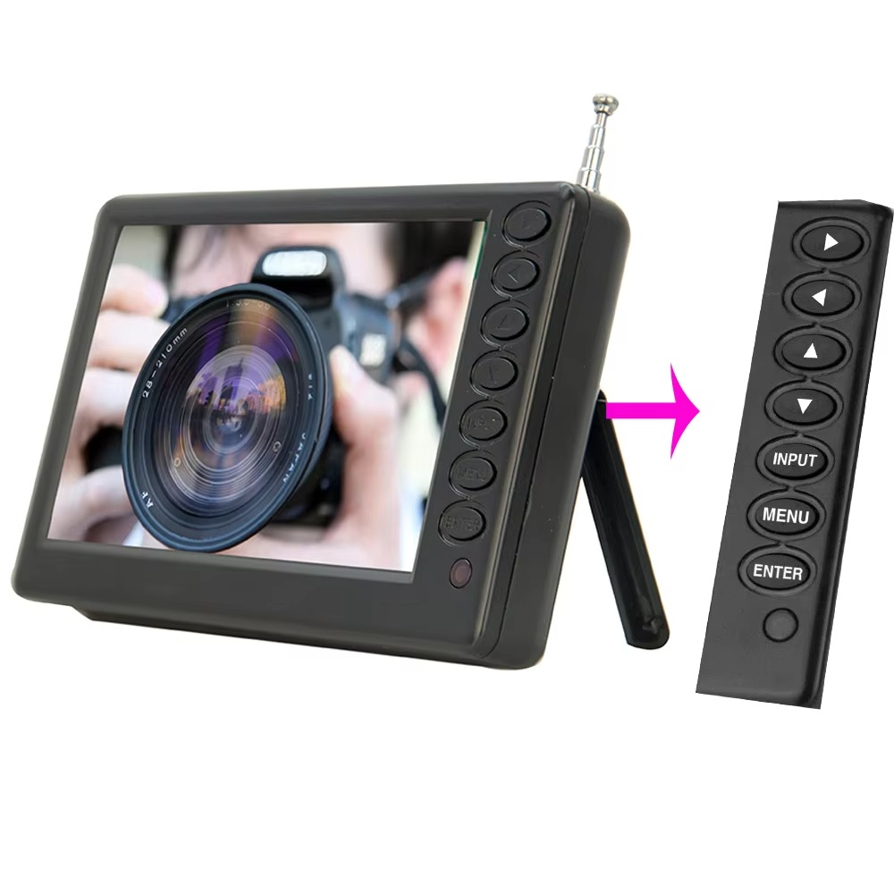 LEADSTAR D5 Rechargeable 5 Inch ISDB T DVB T2 ATSC Portable Mini Digital Tv With Full Segment Decoder Battery Pocket Tv Isdbt D5