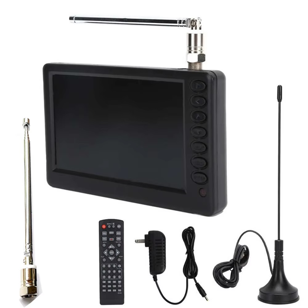 LEADSTAR D5 Rechargeable 5 Inch ISDB T DVB T2 ATSC Portable Mini Digital Tv With Full Segment Decoder Battery Pocket Tv Isdbt D5