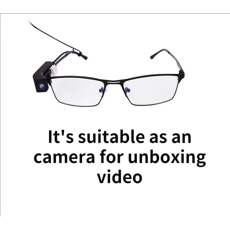 Mini Glasses Camera – Wearable Unboxing Video Cam for Android